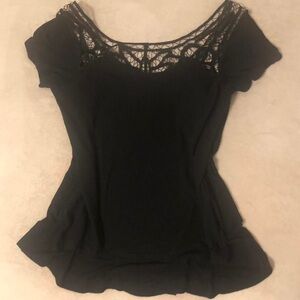 Express Oversized Lace Top